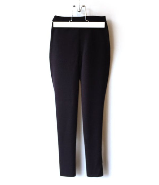 TAN/SIDEBUTTONS TAPERED PANTS (BLACK)
