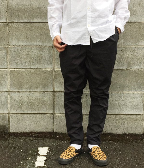 パンツ DIGAWEL tapered black pants DIGAWEL/TAPERED EASY PANTS (BLACK)