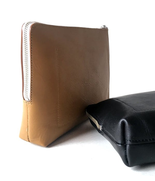 MHL./BASIC LEATHER POUCH (L)