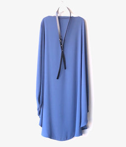 MM6 MAISON MARGIELA/BELTED CIRCLE DRESS(BLUE)