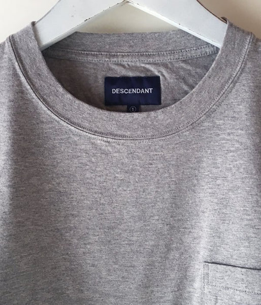 DESCENDANT/CACHAOT CREW NECK SS 01 (GRAY)