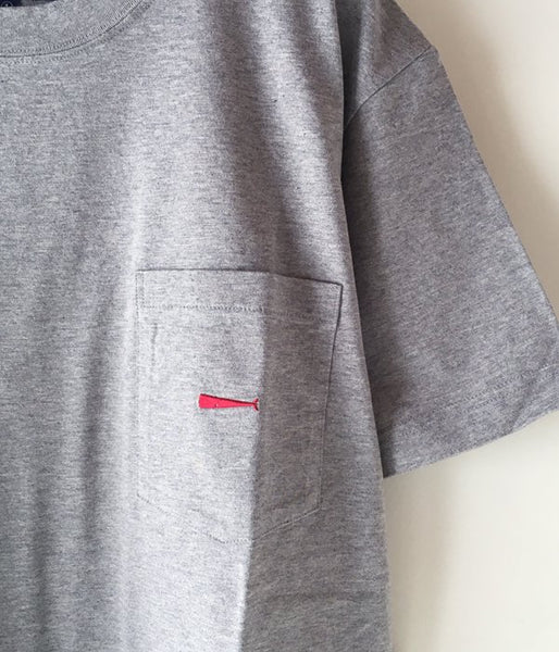 DESCENDANT/CACHAOT CREW NECK SS 01 (GRAY)