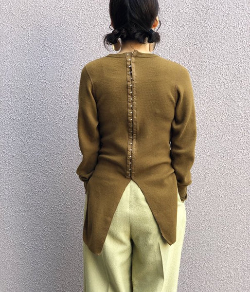 PHEENY/HONEYCOMB BACK HOOK TAPE L/S(OLIVE)