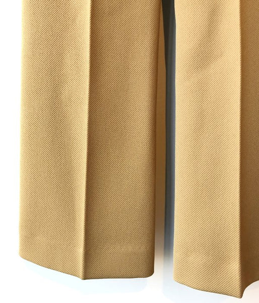 PHEENY/TWILL HIGH WAIST FLARED SLACKS(CAMEL)