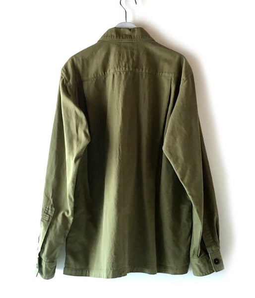 MHL./LIGHT COTTON TWILL SHIRTS (KHAKI)