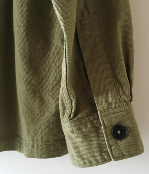 MHL./LIGHT COTTON TWILL SHIRTS (KHAKI)