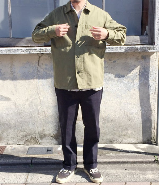 MHL./LIGHT COTTON TWILL SHIRTS (KHAKI)