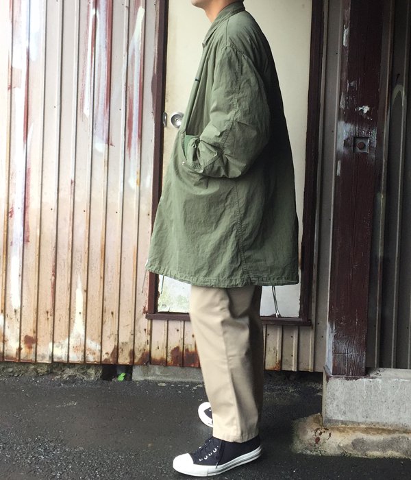 DESCENDANT cricket モッズ大きめ DESCENDANT/CRICKET WEATHER JACKET (OLIVE DRAB)
