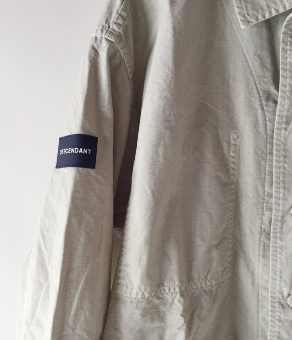 DESCENDANT/DWU RIPSTOP LS SHIRT (GREEN)