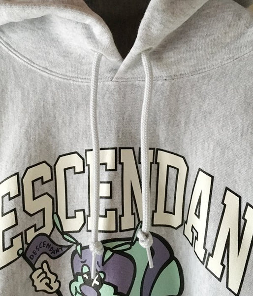 DESCENDANT/CRUSTAR HOODED SWEATSHIRT (GRAY)