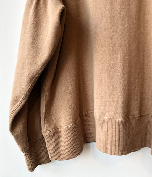 PHEENY/CREW NECK SWEAT(CAMEL)