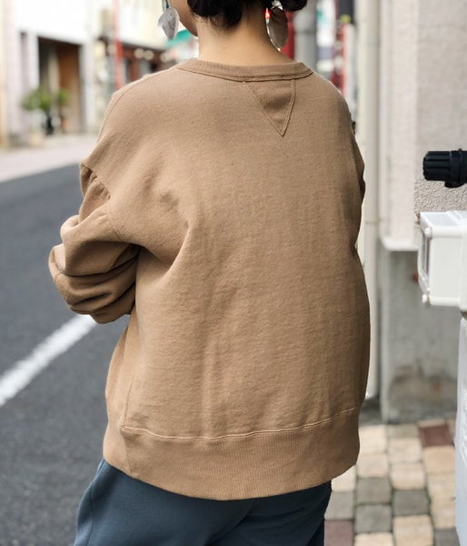 PHEENY/CREW NECK SWEAT(CAMEL)