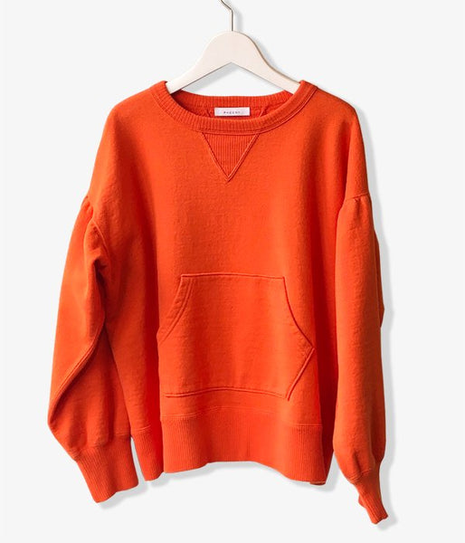 PHEENY/CREW NECK SWEAT(ORANGE)