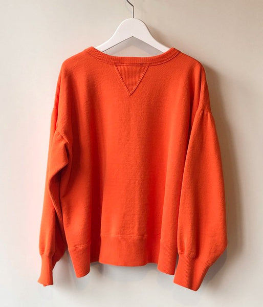 PHEENY/CREW NECK SWEAT(ORANGE)