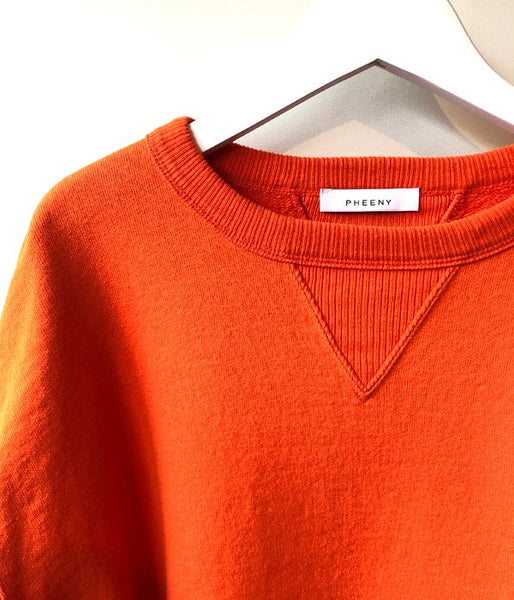 PHEENY/CREW NECK SWEAT(ORANGE)