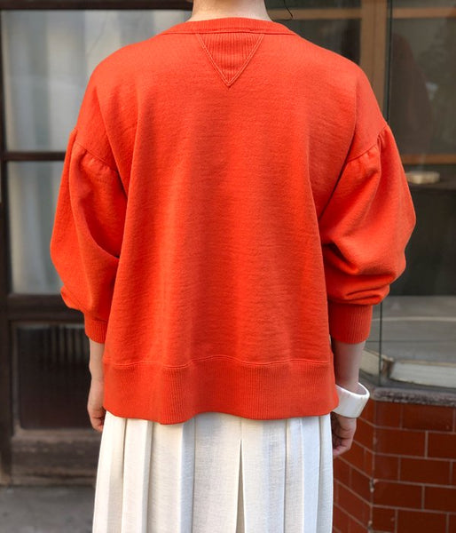 PHEENY/CREW NECK SWEAT(ORANGE)