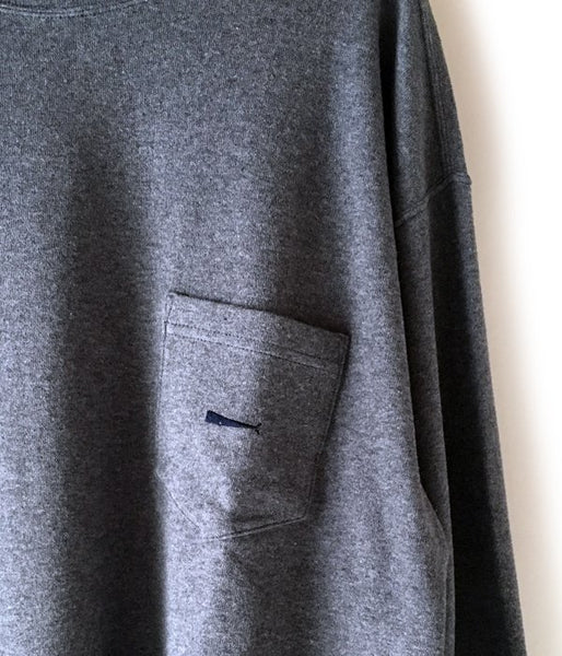 DESCENDANT/TURTOISE MOCK NECK LS (CHARCOAL)