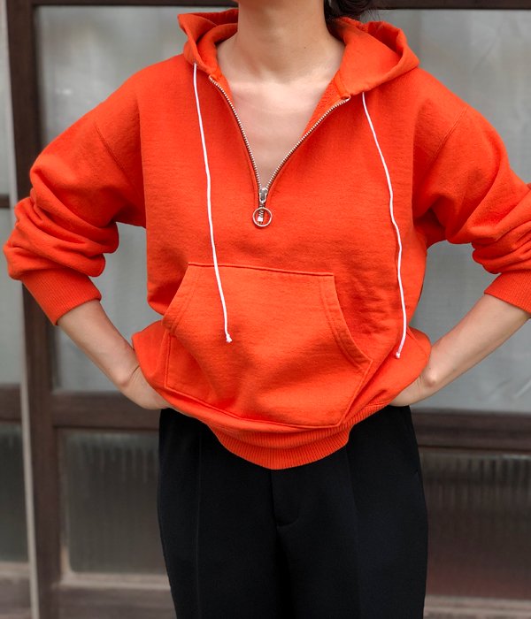 PHEENY/HALF ZIP PARKA(ORANGE) PHEENY/HALF ZIP PARKA(ORANGE)