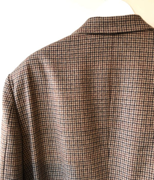 WRYHT/BELTED COUNTRY JACKET(COGNAC PLAID)