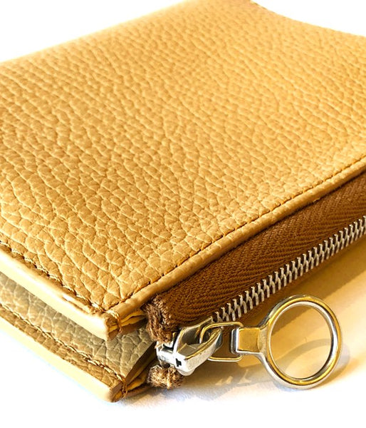 Aeta/PEBBLE GRAIN LEATHER WALLET TypeB(BEIGE)