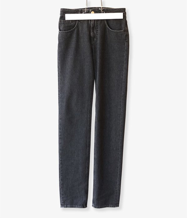 MM6 Maison MARGIELA/STRAIGHT Denim PANTS(BLACK) 36