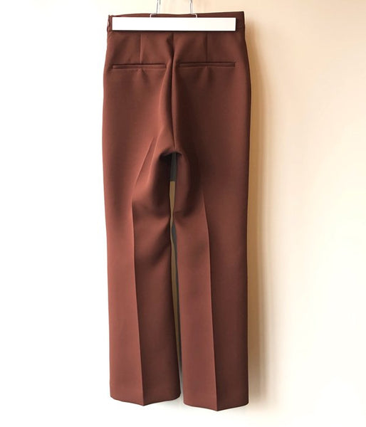 PHEENY/TRIPLE WEAVE EASY SLACKS(BROWN)