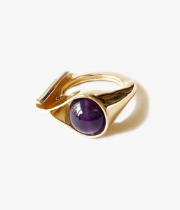 R.ALAGAN/FICKLE STONE RING(GOLD)