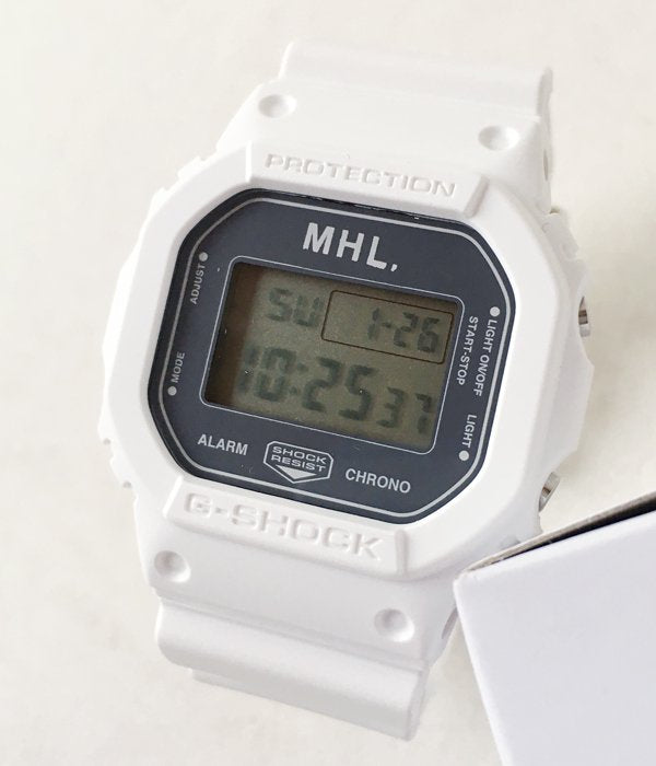 ❀G-SHOCK× MHL. DW-5600❀極美品❀洗浄・稼動品❀ホワイト❀ MHL./G-SHOCK 20SS