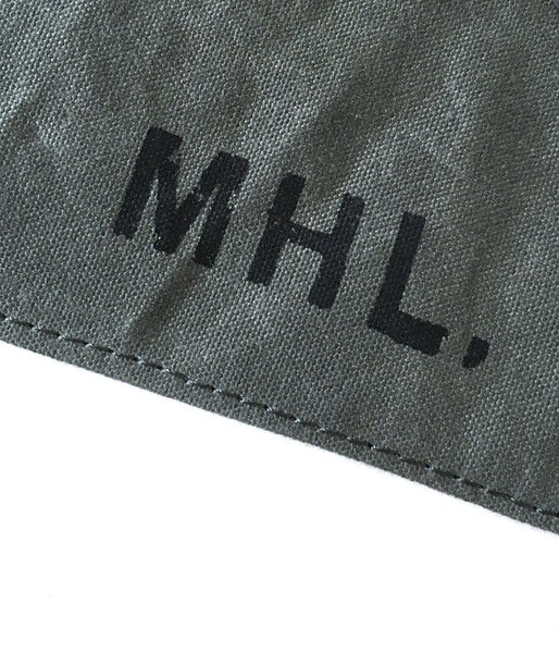 MHL./COATING COTTON CANVAS POUCH (M)