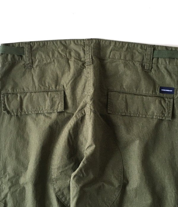 DESCENDANT/STRIP NYCO TROUSERS (OLIVE DRAB)