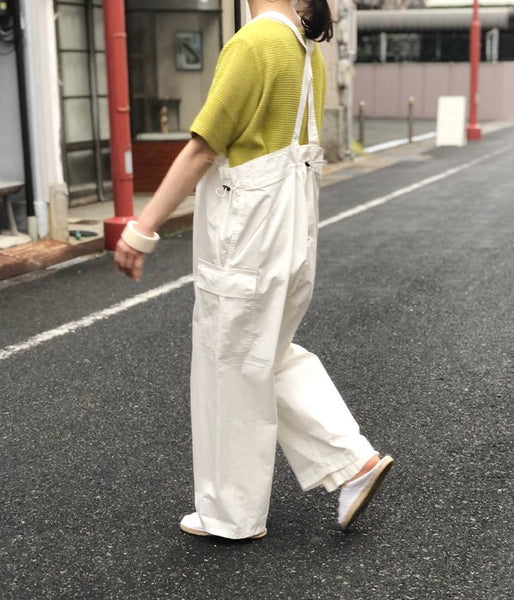 PHEENY/SALVAGE TROUSERS(WHITE)