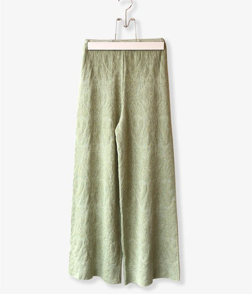 TAN/IKAT PATTERN PANTS(MINT)