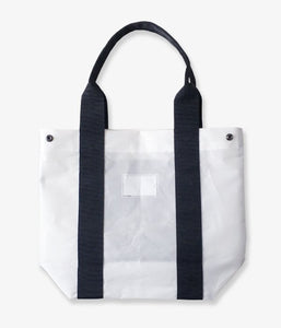 MHL./COATING POLYESTER TOTE (WHITE)