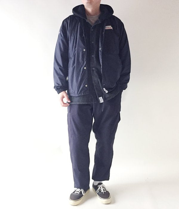DESCENDANT/PE NYLON JACKET (NAVY)