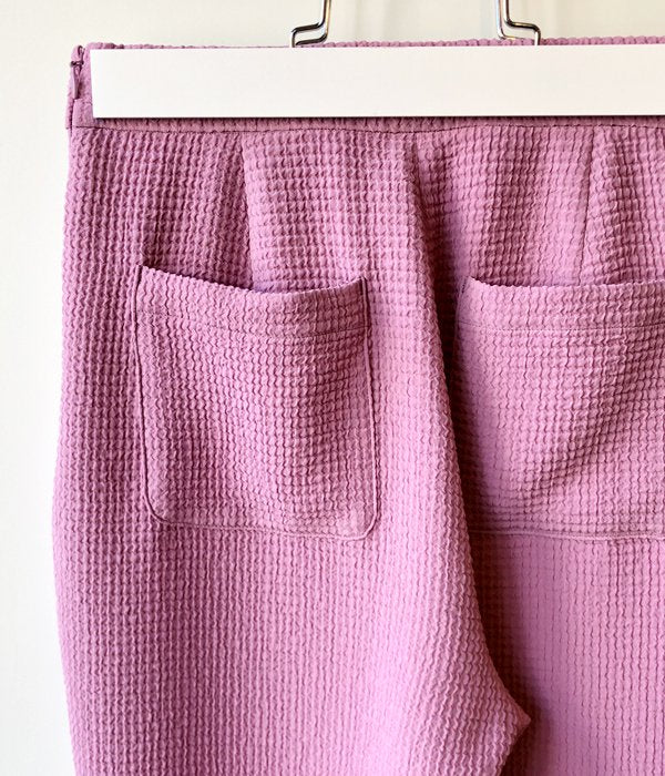 PHEENY/DOUBLE WEAVE DOBBY EASY PANTS(LAVENDER)