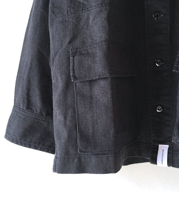 DESCENDANT/DWU WORK SHIRT (BLACK)