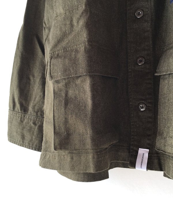 DESCENDANT/DWU WORK SHIRT (OLIVE DRAB)