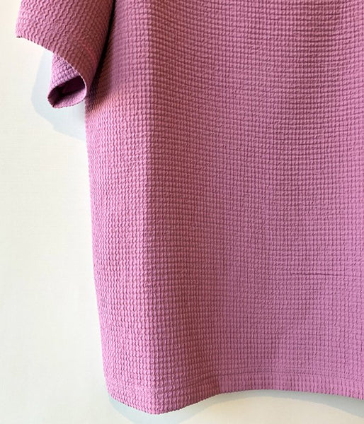 PHEENY/DOUBLE WEAVE DOBBY PULLOVER(LAVENDER)