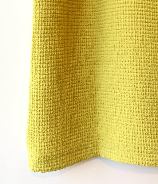 PHEENY/DOUBLE WEAVE DOBBY PULLOVER(LIME)