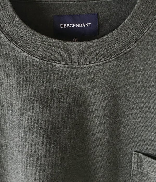 DESCENDANT/MILITIA LAYERD TEE (BLACK)