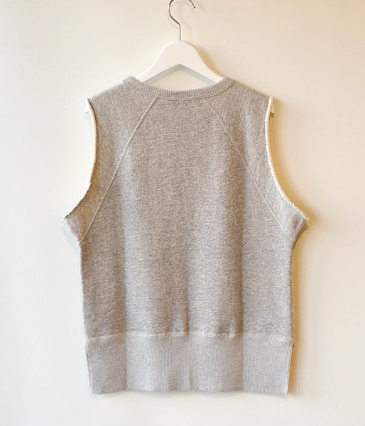 PHEENY/CUT OFF SWEAT SHIRT(GRAY)