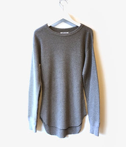 FUMIKA_UCHIDA/COTTON WAFFLE_THERMALTOP(GREY)