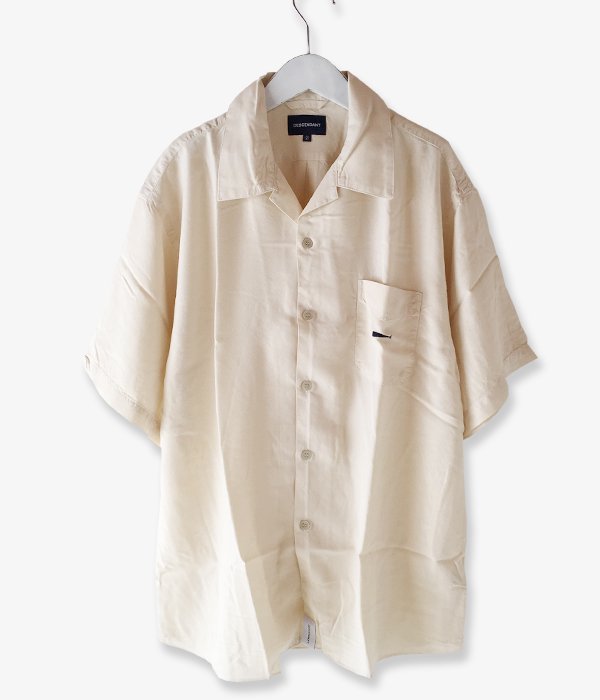 DESCENDANT/PIER RAYON SS SHIRT (WHITE)