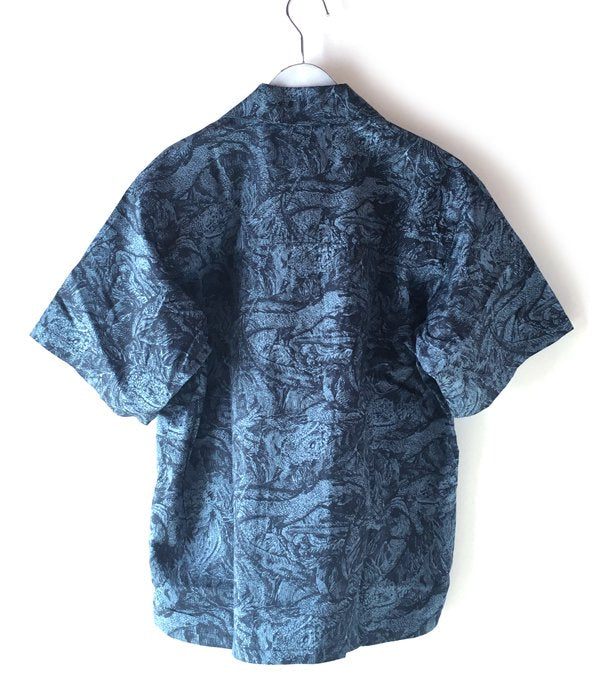 DESCENDANT/SQUAMA TEXTILE SS SHIRT (BLUE)