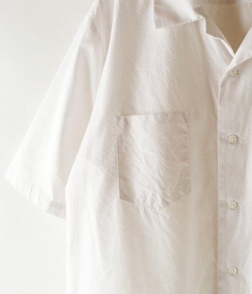 holk/WIDE OPEN SHIRT SS (WHITE)