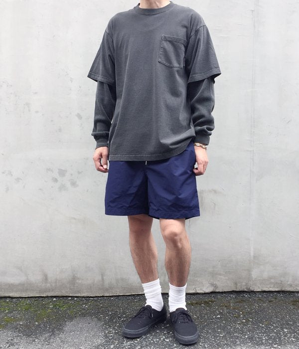 DIGAWEL min-nano BAGGY SHORTSサイズ4 ネイビー DIGAWEL BAGGY SHORTS minnano NAVY 4 ディガウェル ミンナノ