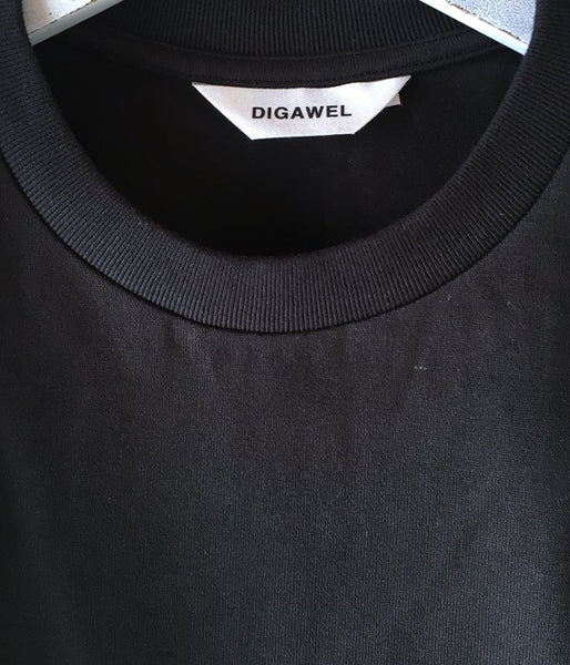DIGAWEL/PRINT T-SHIRT(2) (BLACK)