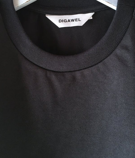 DIGAWEL/PRINT T-SHIRT(1) (BLACK)