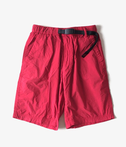 White Mountaineering/WM x Gramicci GARMENT DYED EASY SHORT PANTS (RED)