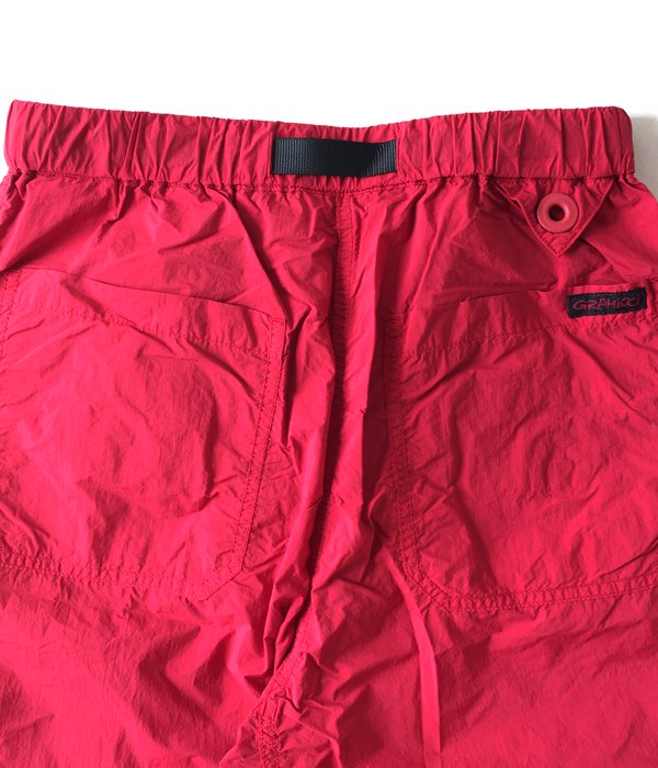 White Mountaineering/WM x Gramicci GARMENT DYED EASY SHORT PANTS (RED)